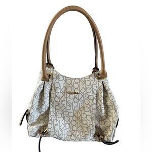 Calvin Klein Triple Compartment Shoulder Handbag